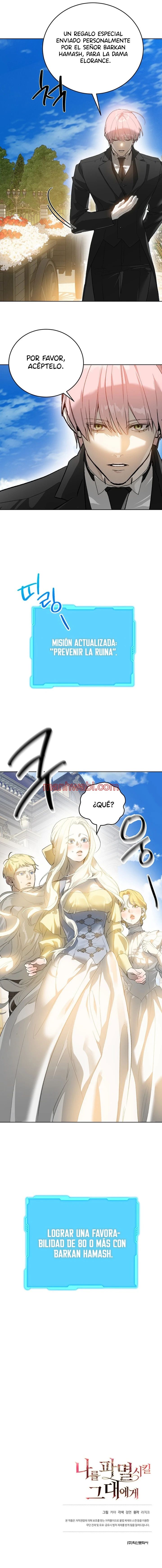 A ti que vas a destruirme - Capítulo 6_3 manhwa