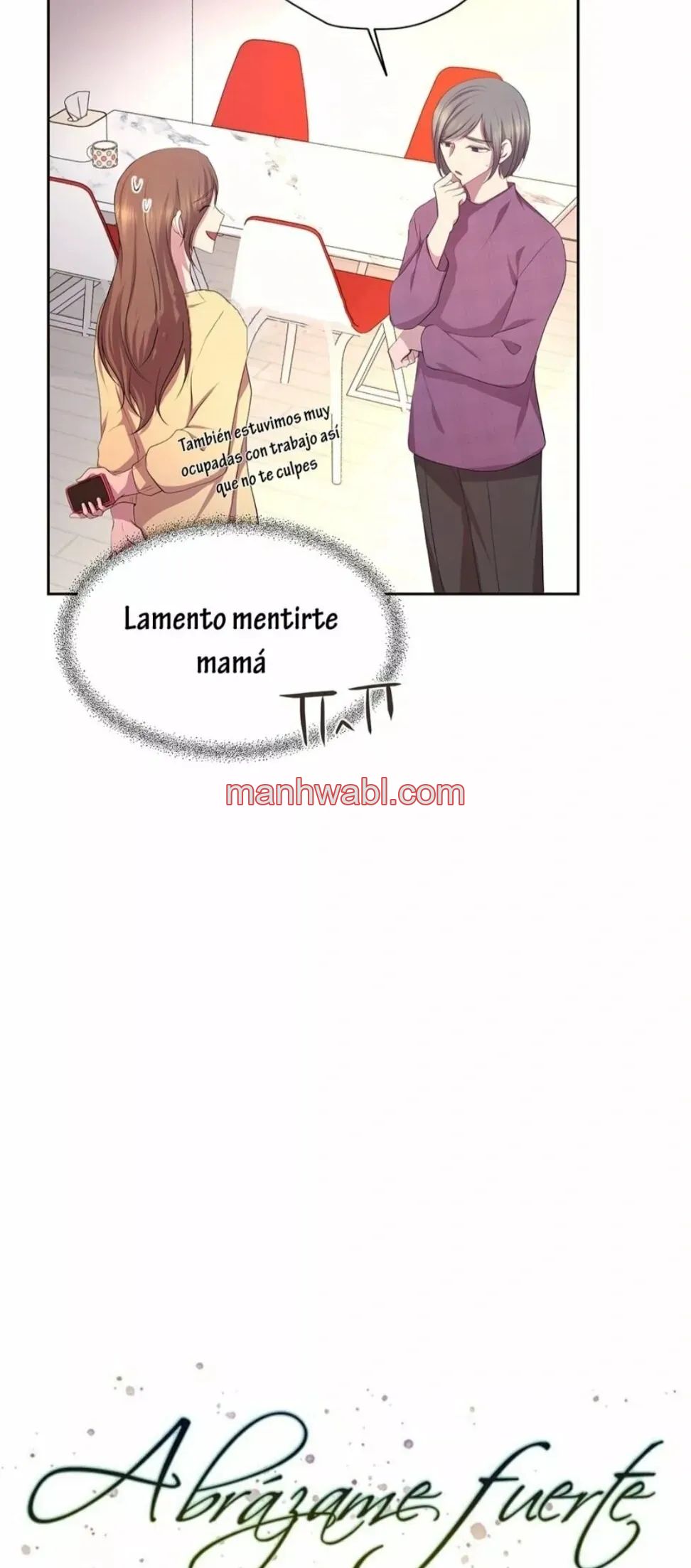 Abrázame Fuerte - Capítulo 100 manhwa