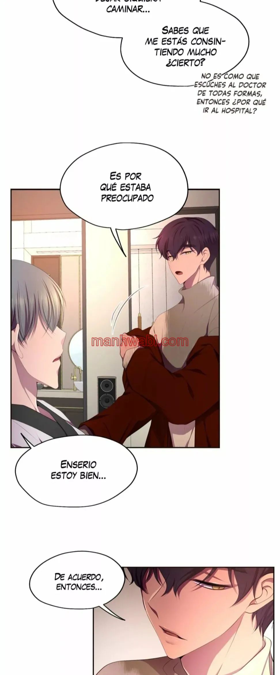 Abrázame Fuerte - Capítulo 104 manhwa