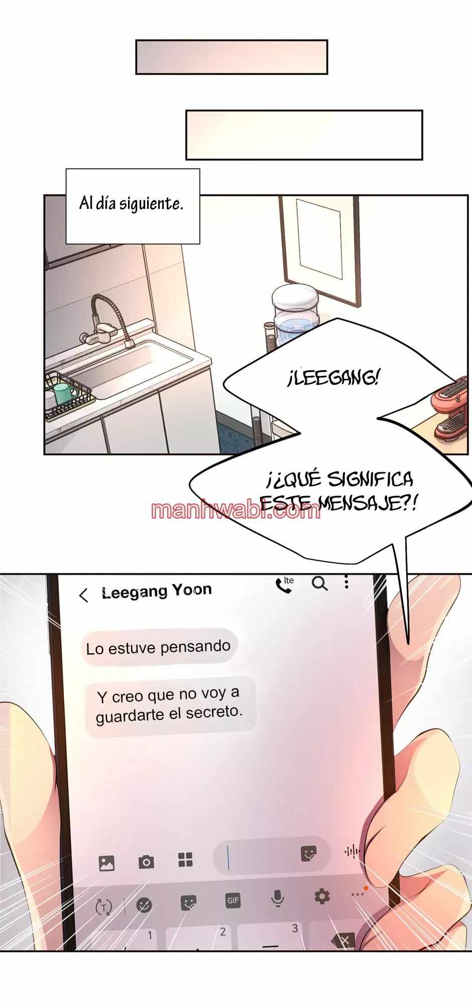 Abrázame Fuerte - Capítulo 119_3 manhwa