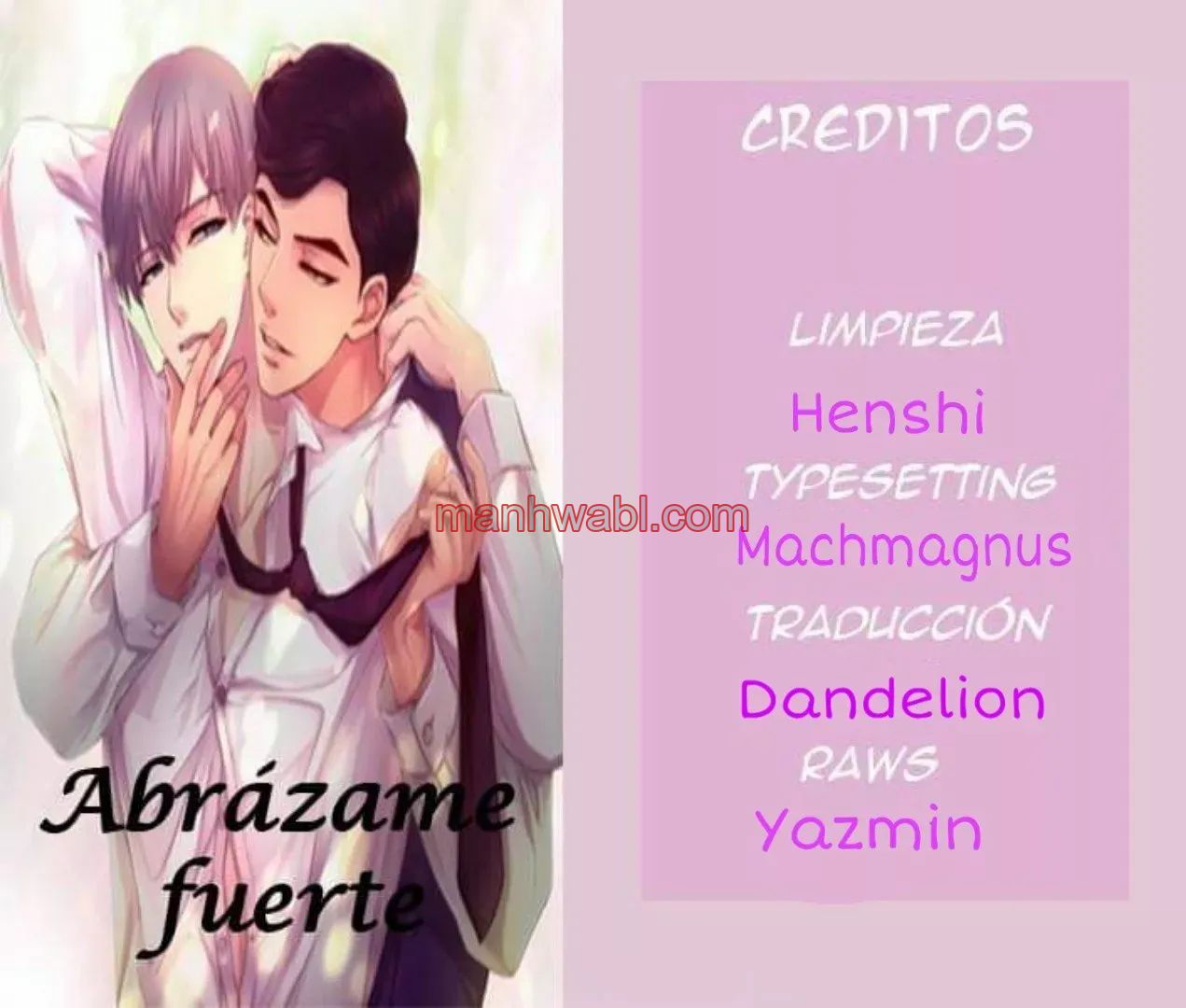 Abrázame Fuerte - Capítulo 27 manhwa