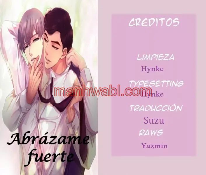 Abrázame Fuerte - Capítulo 33 manhwa