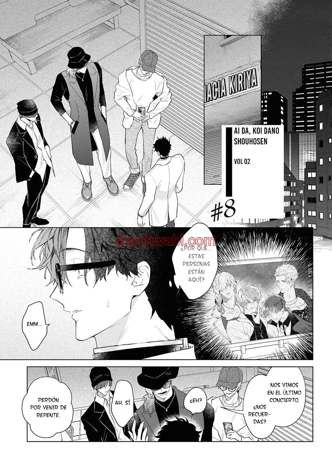 Ai da, Koi dano Shouhosen - Capítulo 8 manhwa