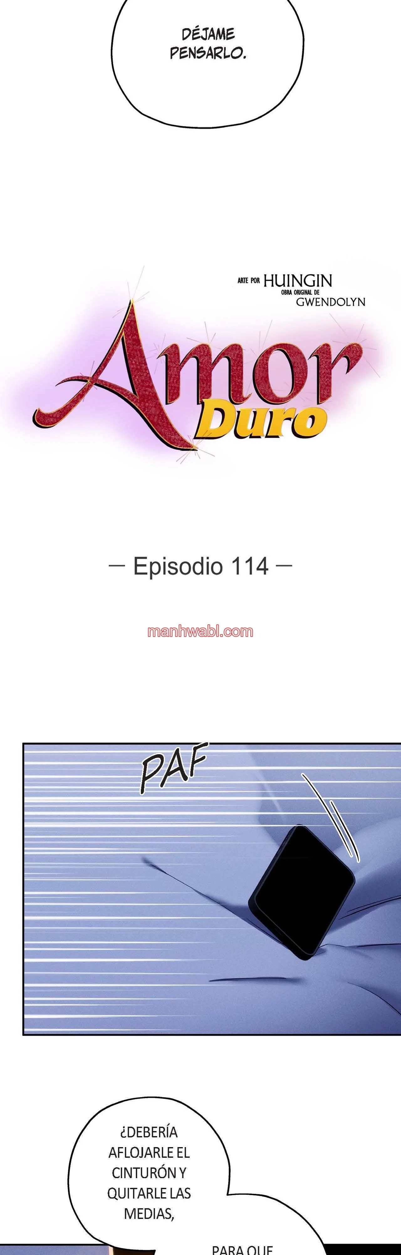 Amor Duro - Capítulo 114 manhwa