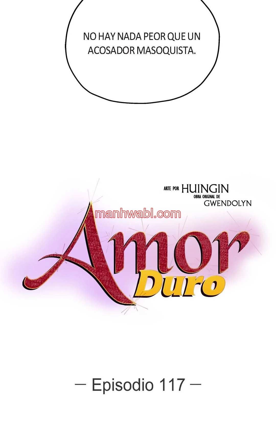 Amor Duro - Capítulo 117 manhwa
