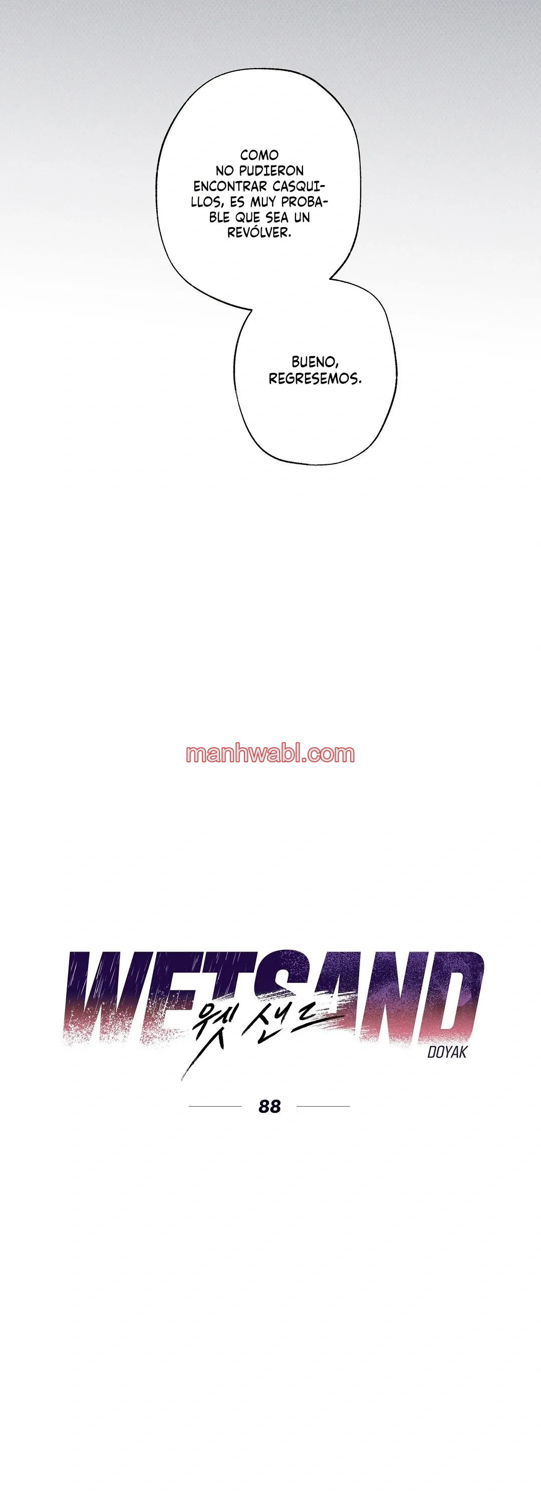 WET SAND - Capítulo 88 manhwa