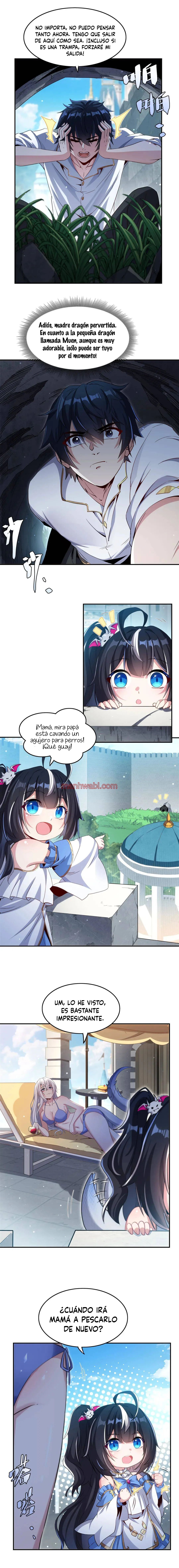 Cállate dragón malvado, ¡no quiero criar a una niña contigo! - Capítulo 3 manhwa