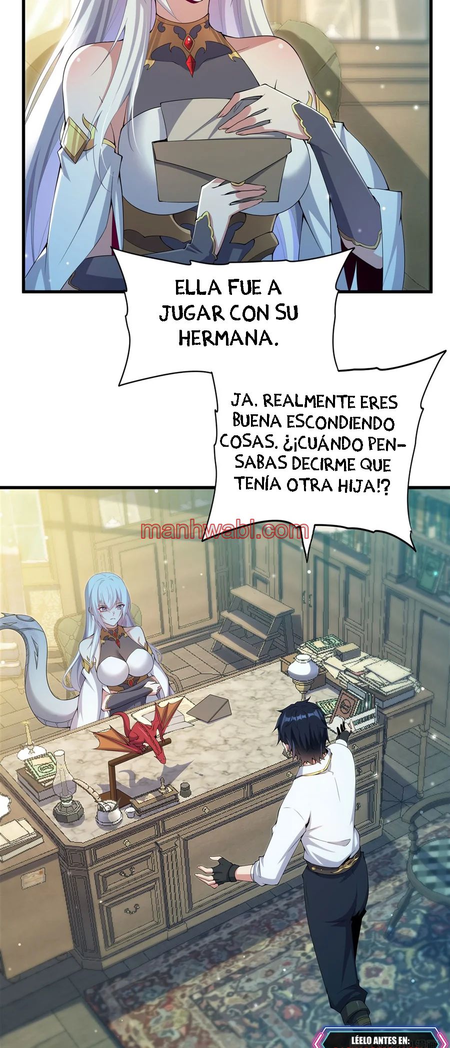 Cállate dragón malvado, ¡no quiero criar a una niña contigo! - Capítulo 6_2 manhwa
