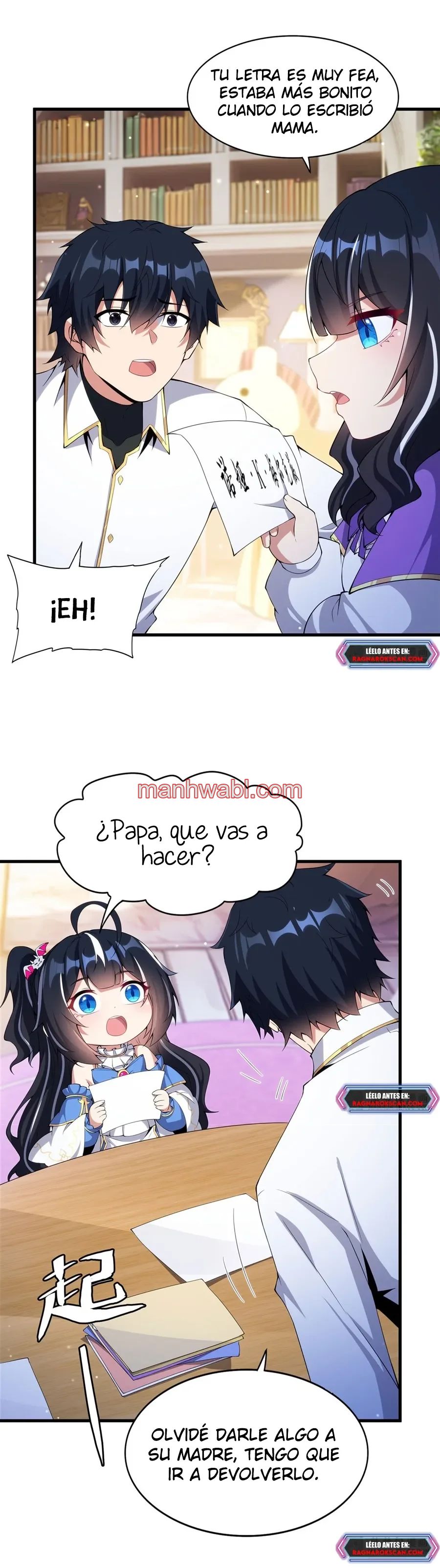 Cállate dragón malvado, ¡no quiero criar a una niña contigo! - Capítulo 9 manhwa