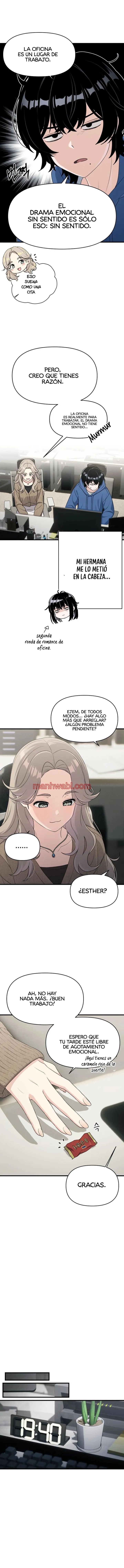 Cambio de trabajo - Capítulo 6_2 manhwa
