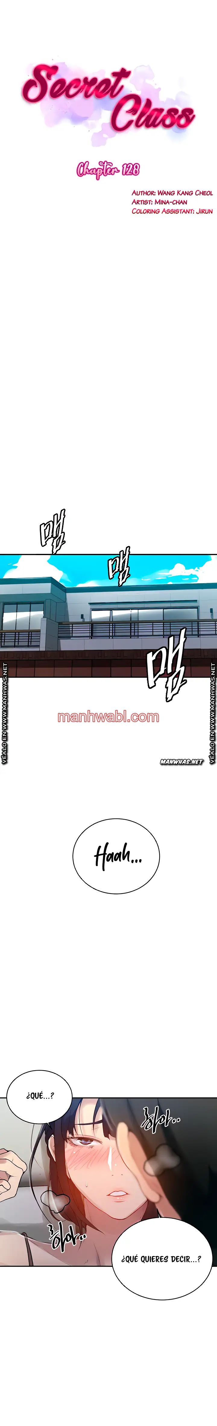 Clases Secretas - Capítulo 128 manhwa