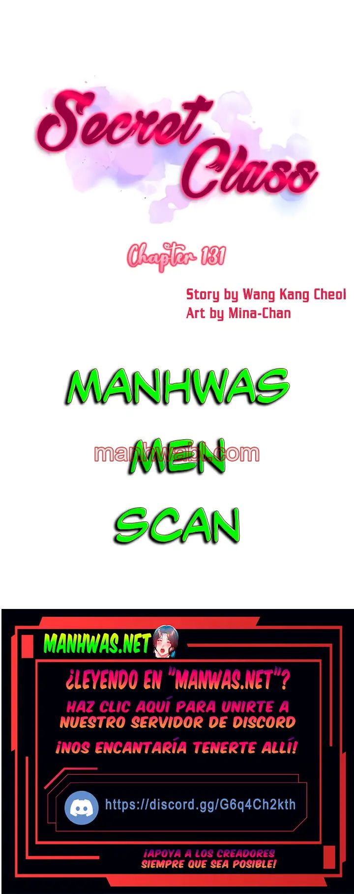 Clases Secretas - Capítulo 131 manhwa