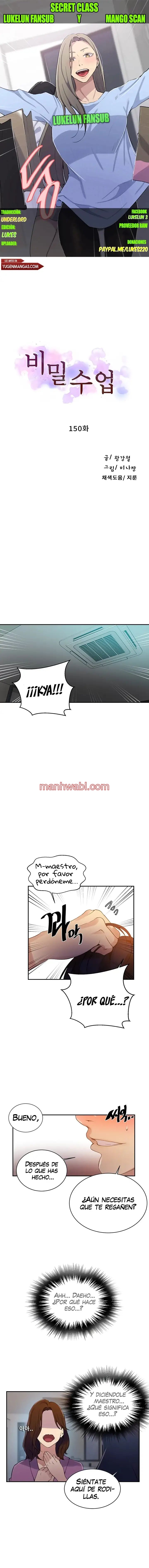 Clases Secretas - Capítulo 150 manhwa