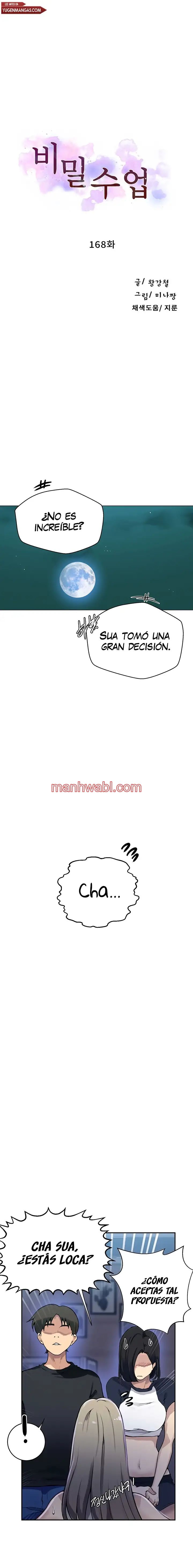 Clases Secretas - Capítulo 168 manhwa