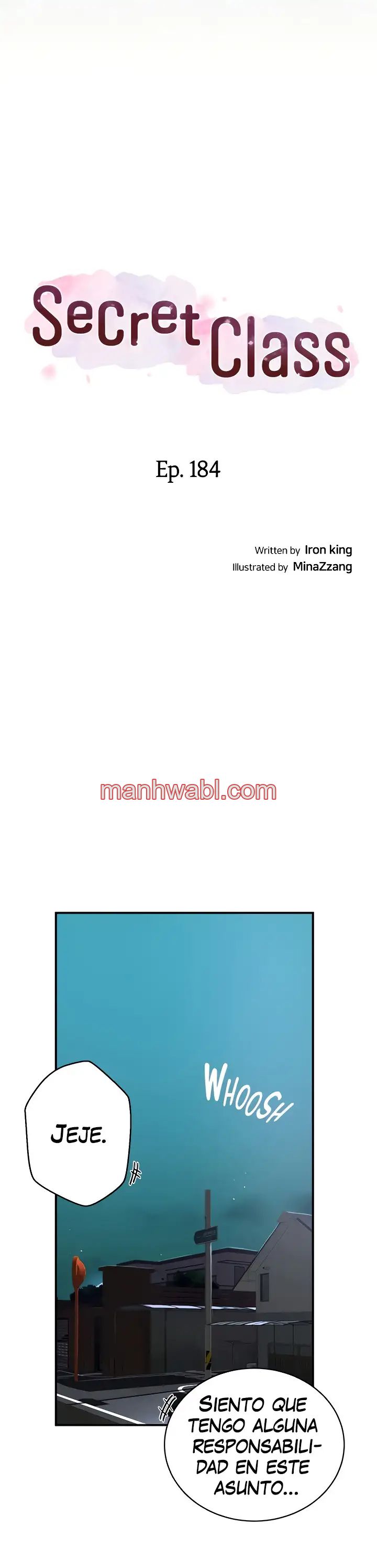 Clases Secretas - Capítulo 184 manhwa