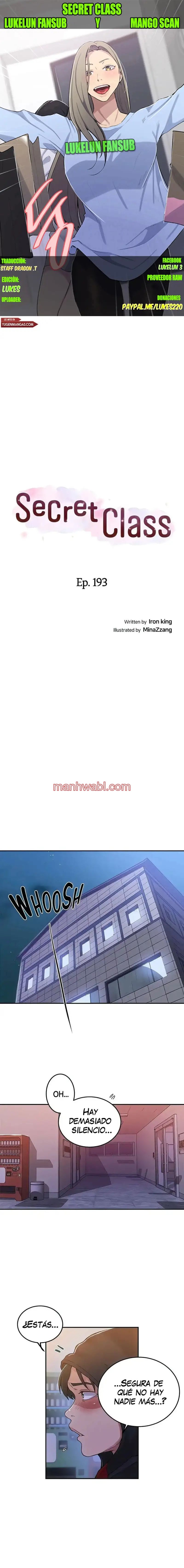 Clases Secretas - Capítulo 193 manhwa