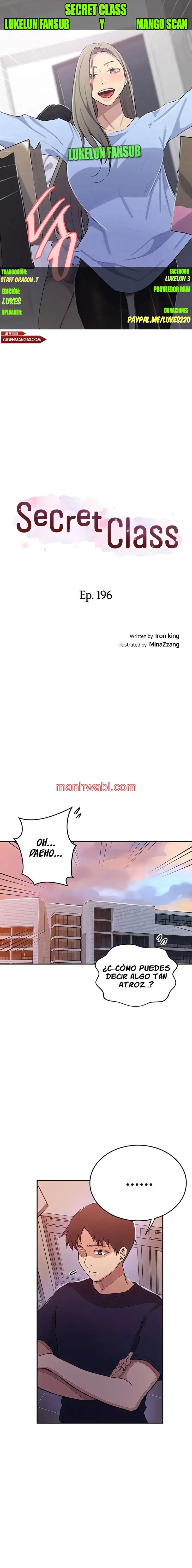 Clases Secretas - Capítulo 196 manhwa