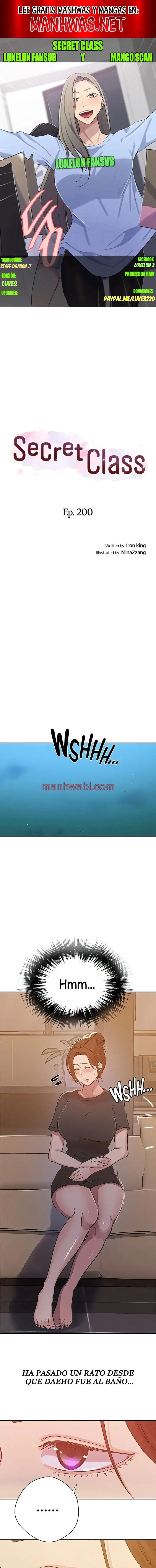 Clases Secretas - Capítulo 200 manhwa