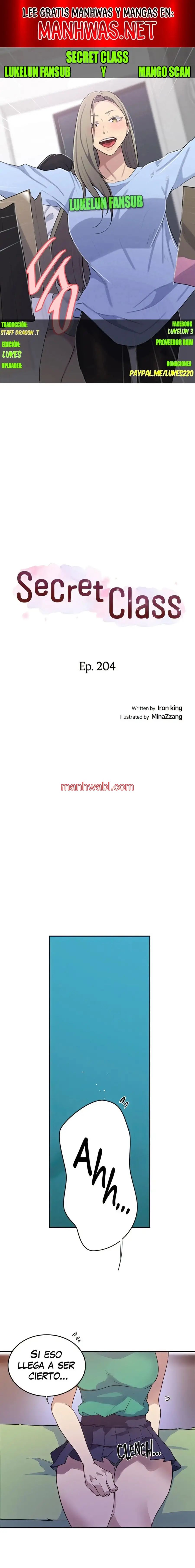 Clases Secretas - Capítulo 204 manhwa