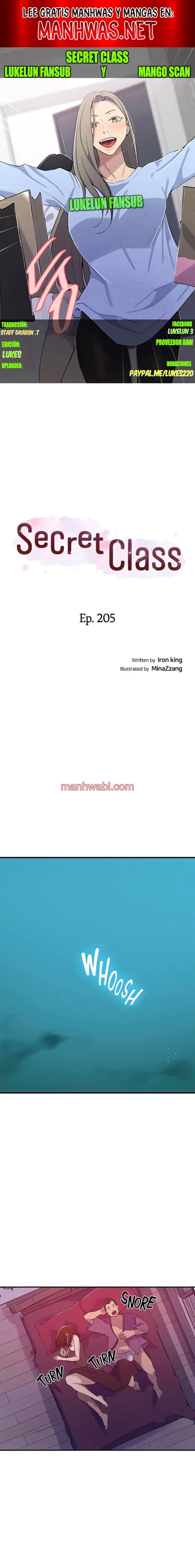 Clases Secretas - Capítulo 205 manhwa