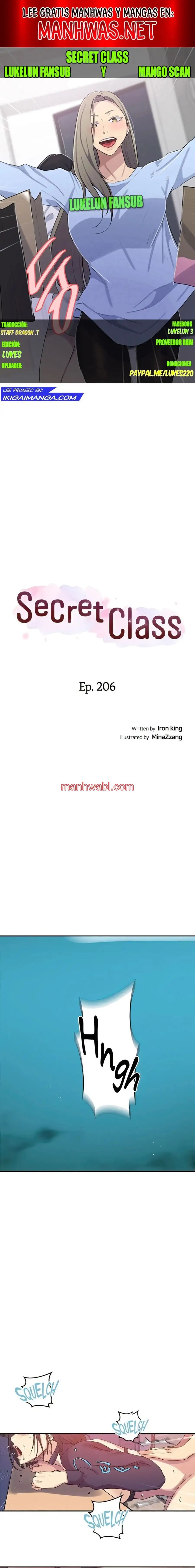 Clases Secretas - Capítulo 206 manhwa