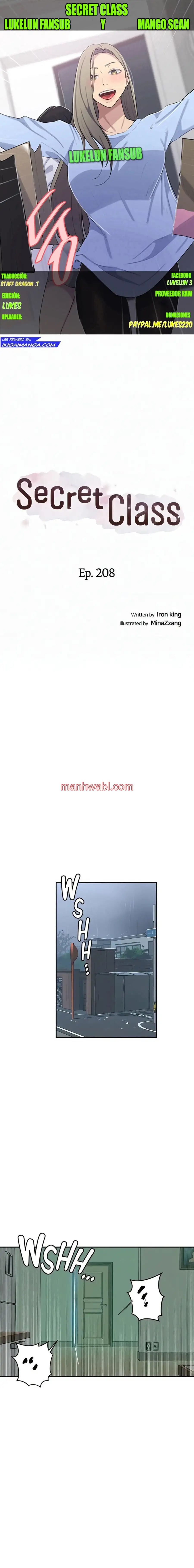 Clases Secretas - Capítulo 208 manhwa