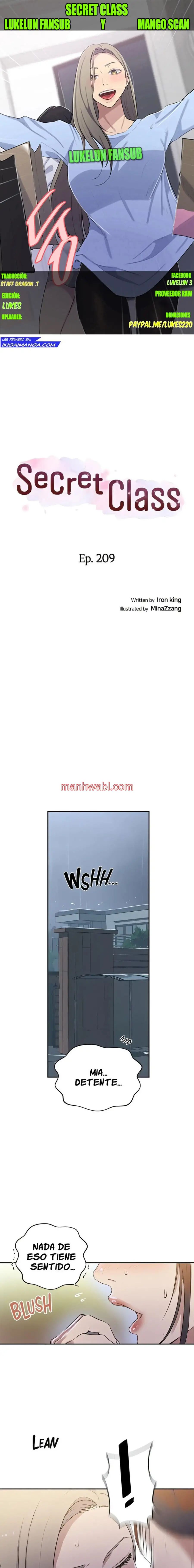 Clases Secretas - Capítulo 209 manhwa