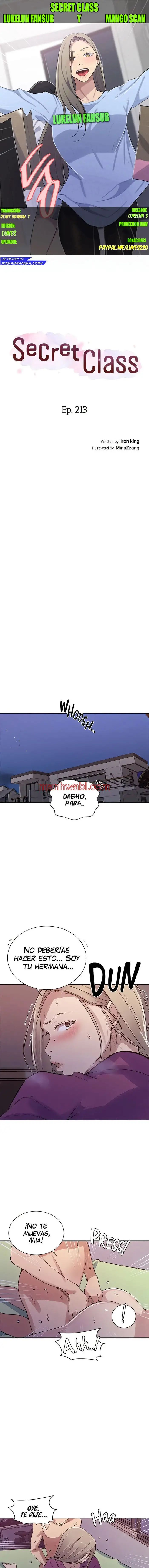 Clases Secretas - Capítulo 213 manhwa