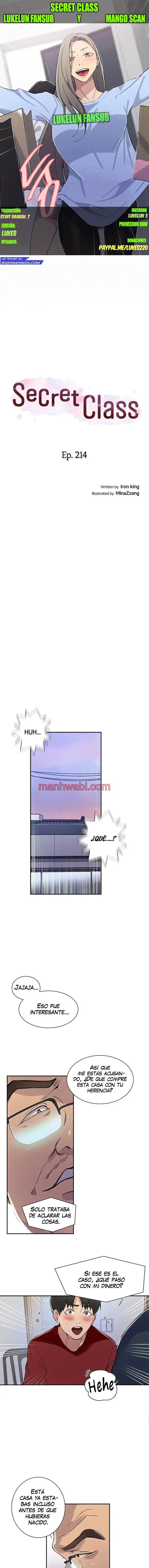 Clases Secretas - Capítulo 214 manhwa