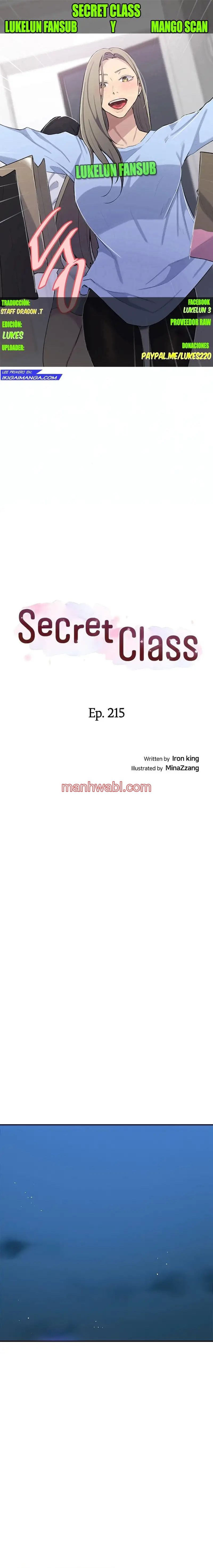 Clases Secretas - Capítulo 215 manhwa