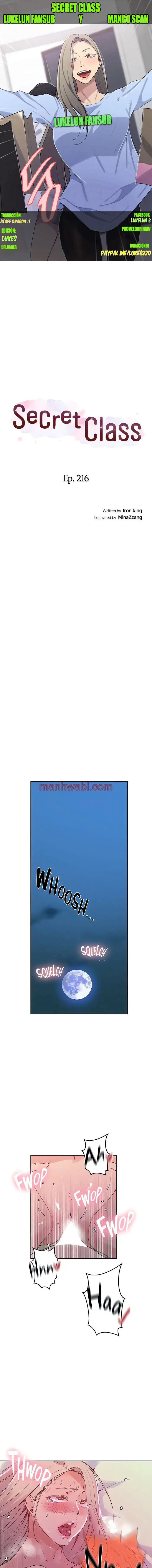 Clases Secretas - Capítulo 216 manhwa