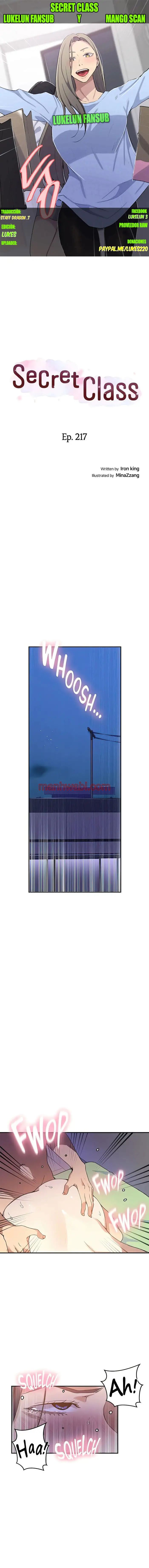 Clases Secretas - Capítulo 217 manhwa