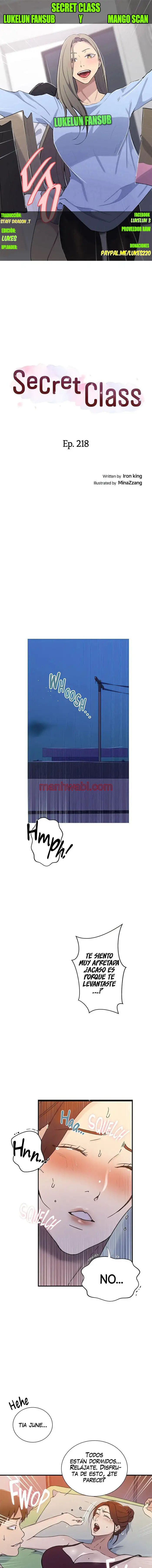 Clases Secretas - Capítulo 218 manhwa