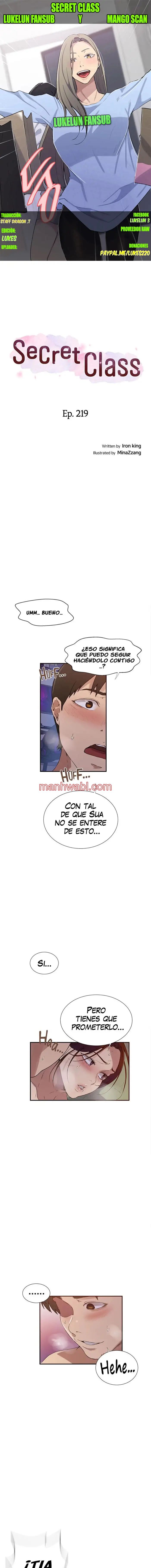 Clases Secretas - Capítulo 219 manhwa