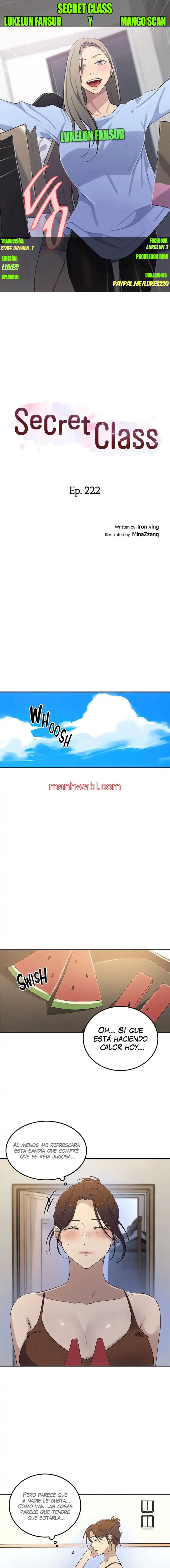 Clases Secretas - Capítulo 222 manhwa