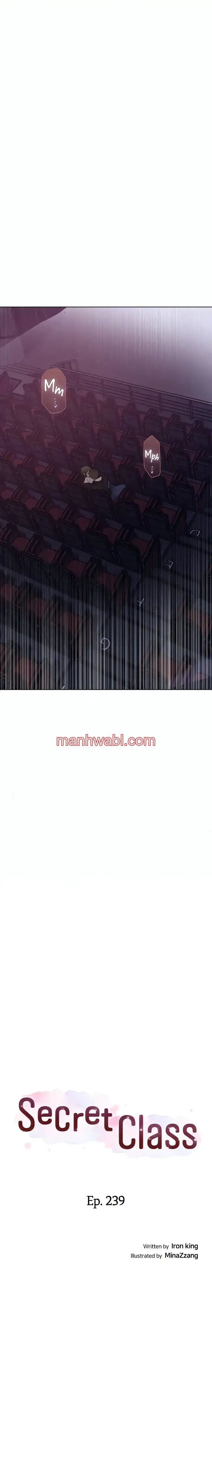 Clases Secretas - Capítulo 239 manhwa