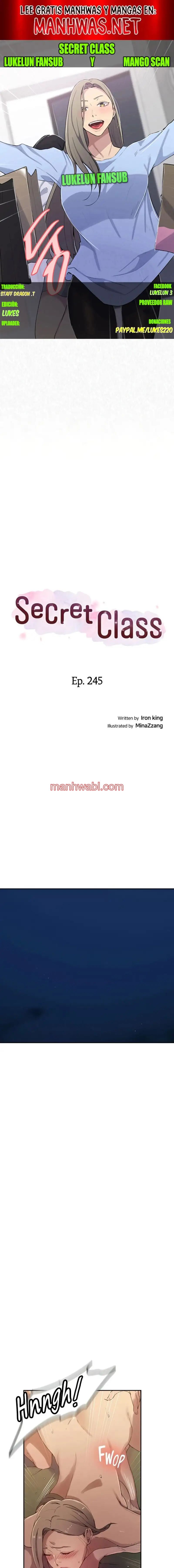 Clases Secretas - Capítulo 245 manhwa
