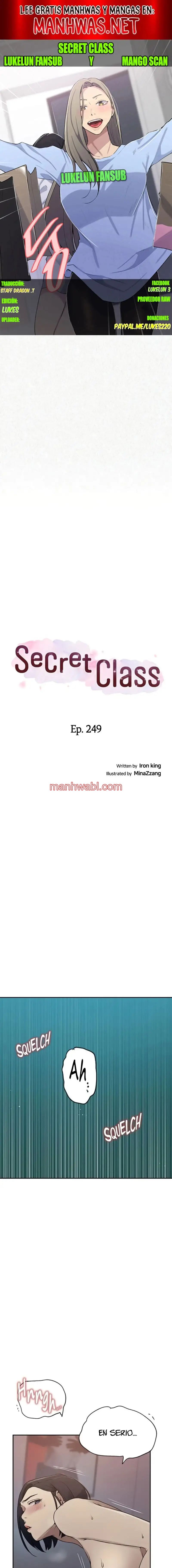 Clases Secretas - Capítulo 249 manhwa