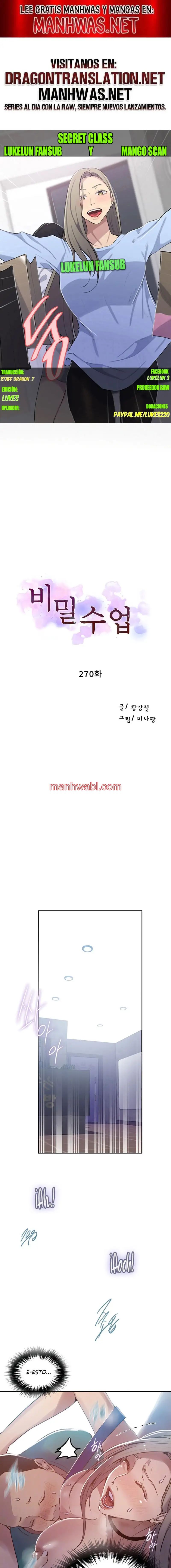 Clases Secretas - Capítulo 270 manhwa