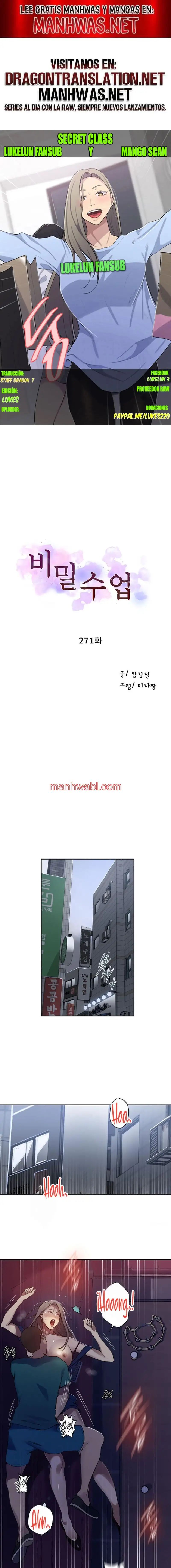 Clases Secretas - Capítulo 271 manhwa