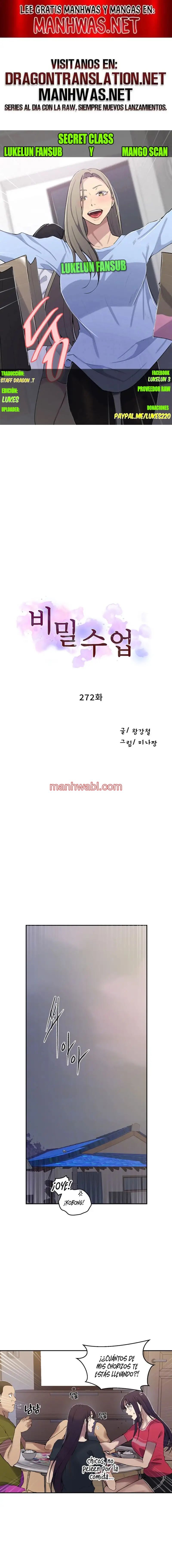Clases Secretas - Capítulo 272 manhwa