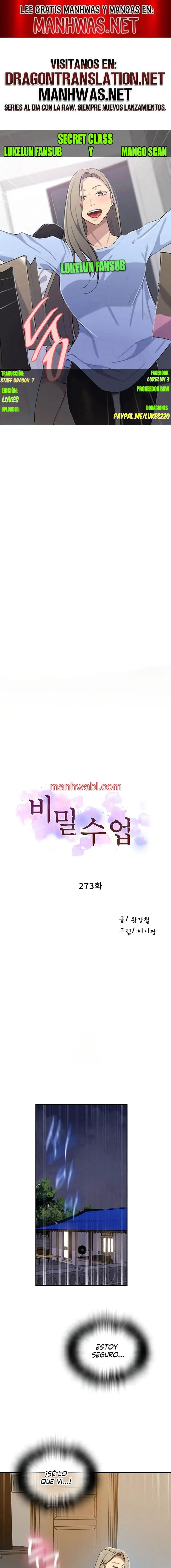 Clases Secretas - Capítulo 273 manhwa