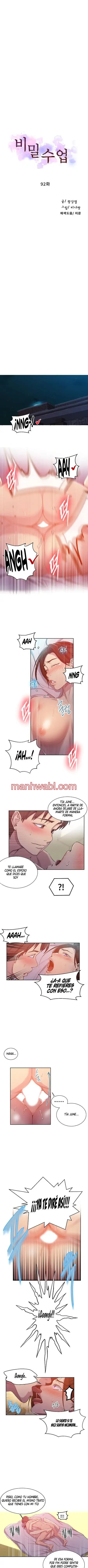 Clases Secretas - Capítulo 92 manhwa