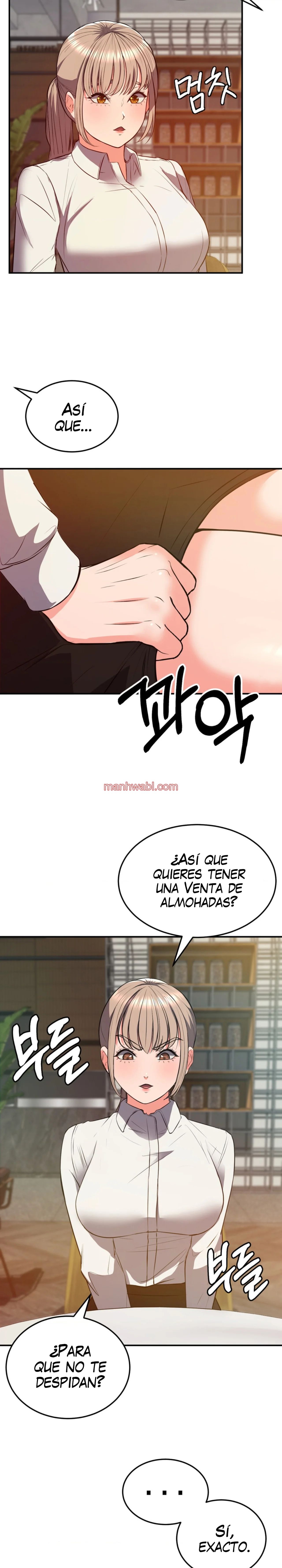 Comienza la venta de almohadas - Capítulo 17_2 manhwa