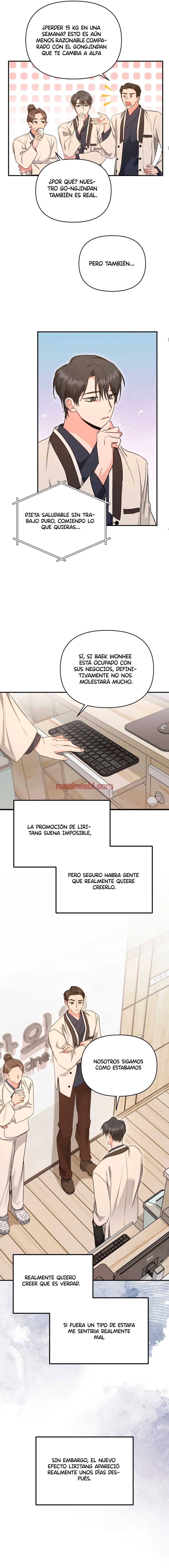 despues de comer Gongjindan, se volvio alfa. - Capítulo 18_3 manhwa