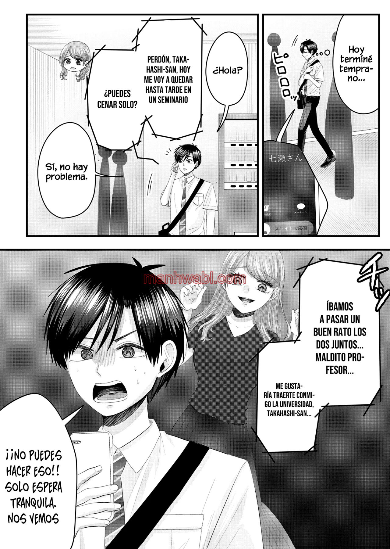 El amor de Nanase es anormal - Capítulo 18_3 manhwa