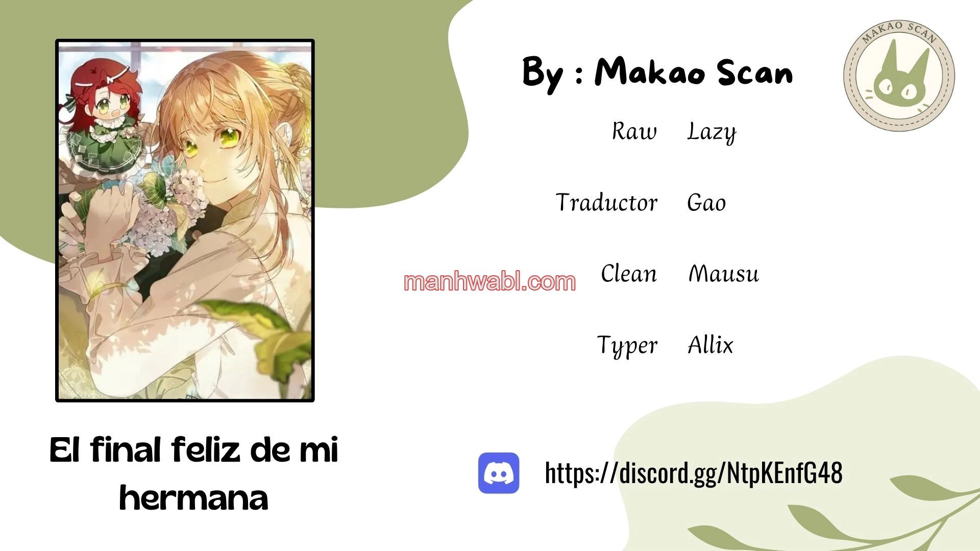 El final feliz de mi hermana - Capítulo 15 manhwa