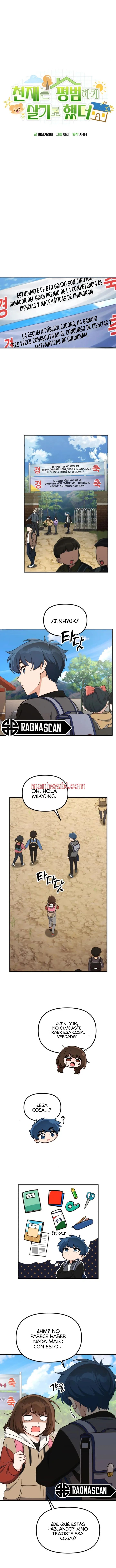 El genio eligió vivir una vida ordinaria - Capítulo 16 manhwa