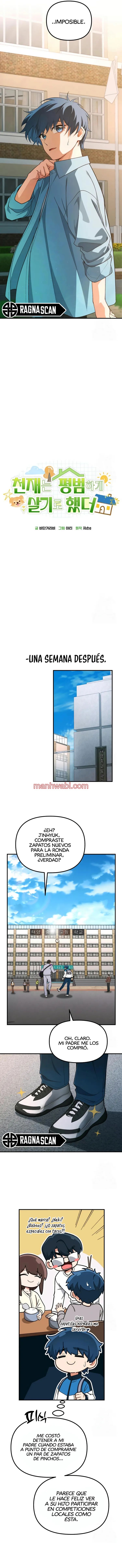 El genio eligió vivir una vida ordinaria - Capítulo 17_2 manhwa