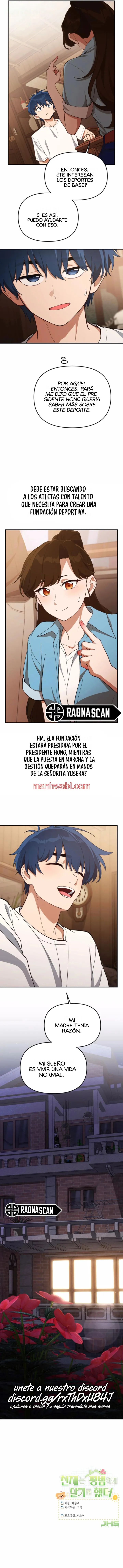 El genio eligió vivir una vida ordinaria - Capítulo 24_3 manhwa